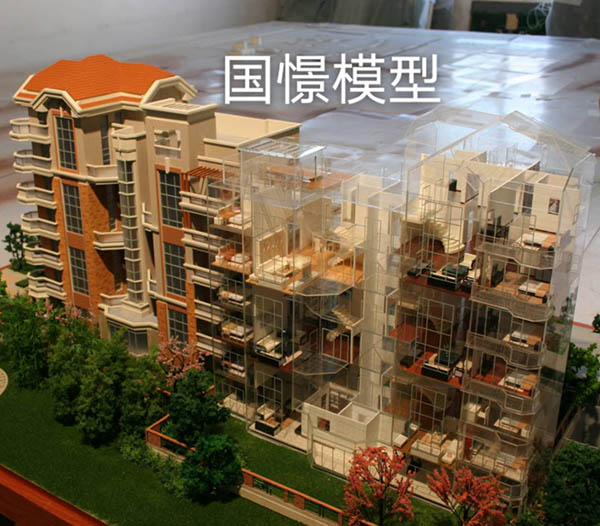 东兴市建筑模型